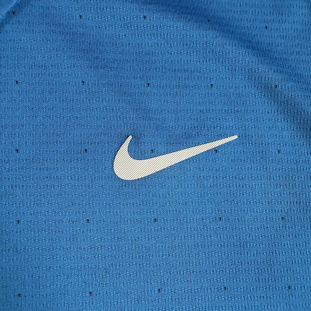 Nike Golf Breathe Textured Dri-FIT Polo Shirt Mens Blue Micro Dot Size XL - Picture 5 of 10